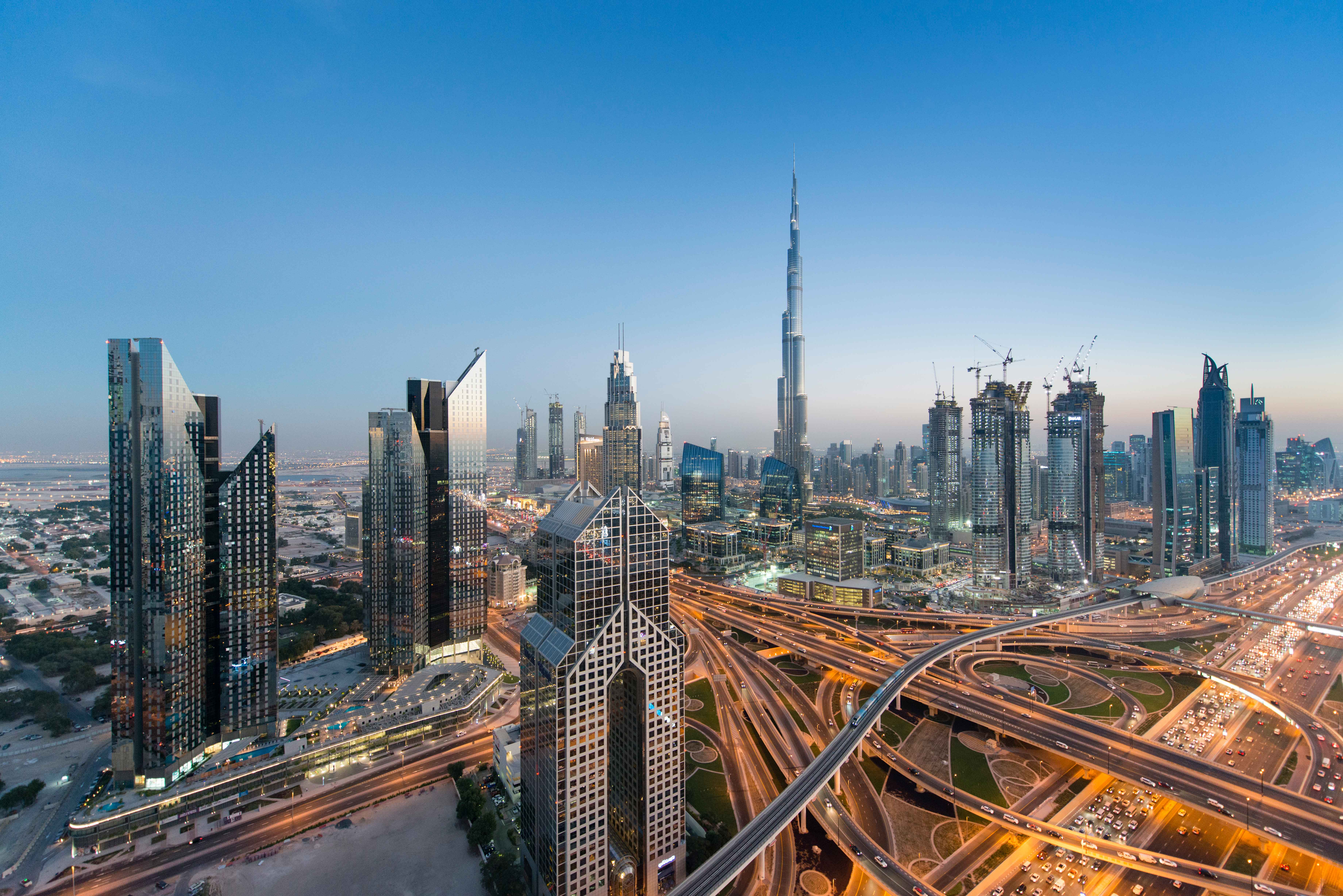 dubai-skyline-burj-khalifa-aerial-view