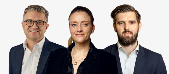 Jacob Koch, Clara Nygaard Holst & Martin Olsen
